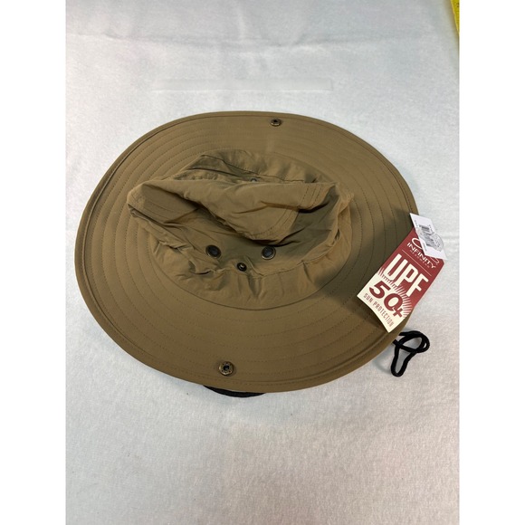 Infinity Headwear Boonie Ripstop Brown Sun Hat UPF 50+ Wide Brim S/M NEW - Picture 2 of 8
